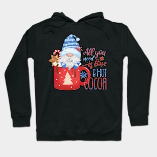 LOVE, CHOCOLATE, AND CHRISTMAS GNOMES Hoodie